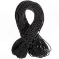 thumbnail image 1 of 2.5mm Black Elastic Cord for Mask Making, Stretchy Round Ribbon String for DIY Crafts, 1 of 4