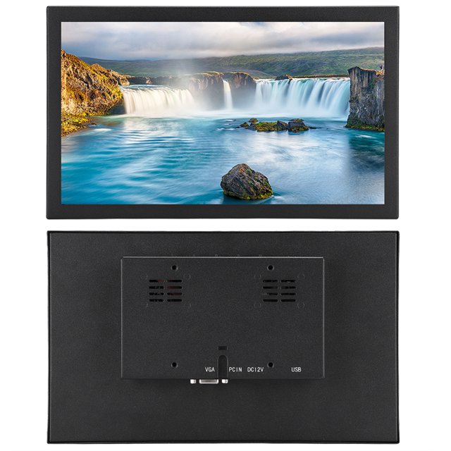 Monitor panorámico, monitor metálico con pantalla panorámica Full HD de 11,6 pulgadas y formato 16:9 diseñado para el futuro