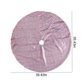 thumbnail image 3 of Antqov Christmas Tree Skirt 35" Glitter Velvet Tree Skirts for Christmas Tree Decorated, Sequin Tree Skirts Mat Round Tree Base Cover for Halloween Christmas Decorations Gifts, 3 of 7