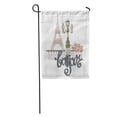 thumbnail image 1 of POGLIP Colorful Bonjour Lettering Hand Flowers French Hello Eiffel Tower Street Garden Flag Decorative Flag House Banner 12x18 inch, 1 of 2