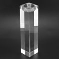 thumbnail image 4 of Candelabro de cristal nórdico, centros de mesa para bodas, adornos de vidrio, velas, decoración del hogar, centro de mesa geométrico, quemador de cera geométrico, 5 x 5 x 20 cm, 4 of 5