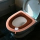 thumbnail image 5 of Asiento de inodoro para decoración del hogar, grueso y con asa, para invierno, lavable, de punto, para baño, 5 of 6