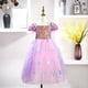 thumbnail image 1 of Vestido de Rapunzel Procesamiento de materiales suaves Inspirado en cuentos de hadas Artesanía detallada, 1 of 5