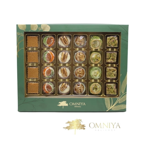 Chocolate Oriental Sweets Box – 24 Pieces Premium Collection