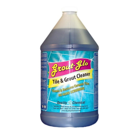 Grout Glo Tile and Grout Cleaner / 1 Gallon (128 oz.) / Quality Chemical