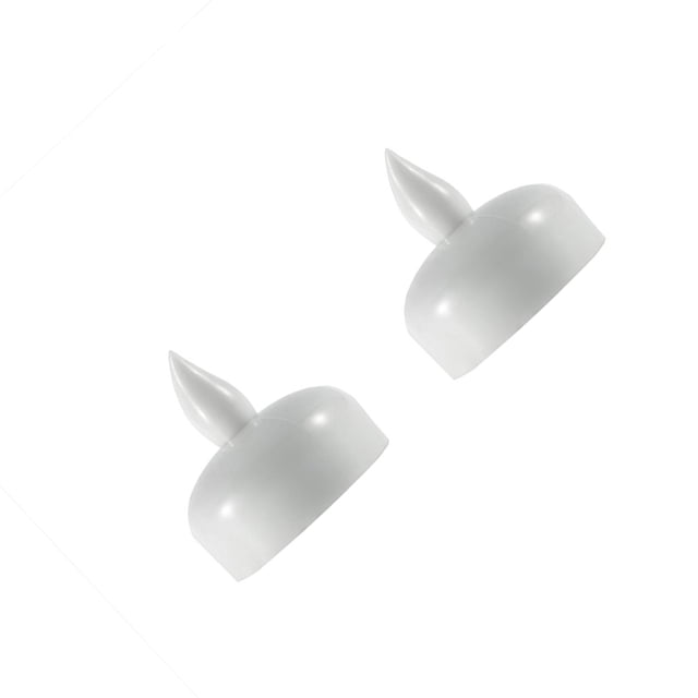 SWETRACE 2Ud Waterproof Floating LED Candle Lamp White for Indoor and Outdoor Ambiance