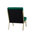 thumbnail image 4 of Accent Chair with Ottoman Set, Modern Accent Chair with Tufted Seat Cushion and Metal Frame, Uphosltered Single Sofa Chair Leisure Chair with Footrest for Living Room, Bedroom, Balcony, Green, 4 of 7