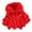 Red, variant on lnmuld Kids Coats Girls Winter Jacket Long Sleeve Outerwear Cozy Thick Warm Soft Outer Coat for Toddler Kids Solid Color Size:1-2 Years