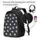 thumbnail image 2 of Balery Turtle Mochila con carga USB para hombre y mujer - Mochila impermeable y antirrobo para laptop con puerto USB para viajes, trabajo, 2 of 7