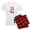 With Red Plaid Pant, variant on - Deer Santa - Men's Light Pajamas