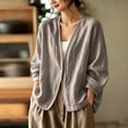 thumbnail image 6 of Xdegoge Cardigan Sweaters for Women Lightweight Open Front Casual Loose Fit 3/4 Sleeve Cover Up Tops Flowy Spring Summer Vacation Lounge Everyday Wear, 6 of 9