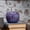 Purple, variant on Sorrel Pearlescent Apple Decor – Decorative Ceramic Apple Figurine, Modern Home Table Decor, Glossy Finish Accent for Living Room, Office & Shelf Decoration (Large, Purple)
