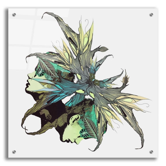 Epic Art 'Into a Trap' by Giulio Lurissevich, Acrylic Glass Wall Art, 24"x24"