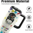 thumbnail image 4 of 40 OZ Autism Mom Cup with Handle and Straw Lid Leak Proof, Stainless Steel Autism Mom Tumbler Gifts Mothers Day, Insulated Autisms Mother Mug Keeps Drinks Hot Cold Ice, Birthday Gift for Women, 4 of 5
