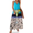 thumbnail image 1 of Vestido sin mangas Margarita Vestido de verano Vestido de noche para mujer Vestidos de cóctel, 1 of 7