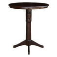 thumbnail image 5 of 36" Round Pedestal Bar Height Table - Mocha, 5 of 5