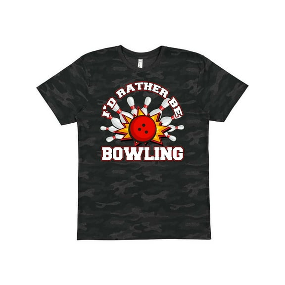 Inktastic I'd Rather Be Bowling T-Shirt