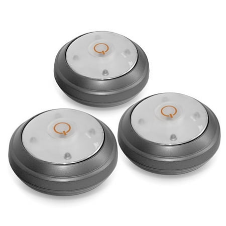 Rite Lite LED Battery-Operated Puck Light 3 pk