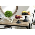 thumbnail image 2 of DecMode 13", 11"W Light Brown Wood Decorative Stand with Black Base, 2-Pieces, 2 of 8