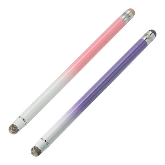 2pcs Stylus Pens for Touch Screens Capacitive Stylus Universal Tablet Pen, Gradient Pink Purple