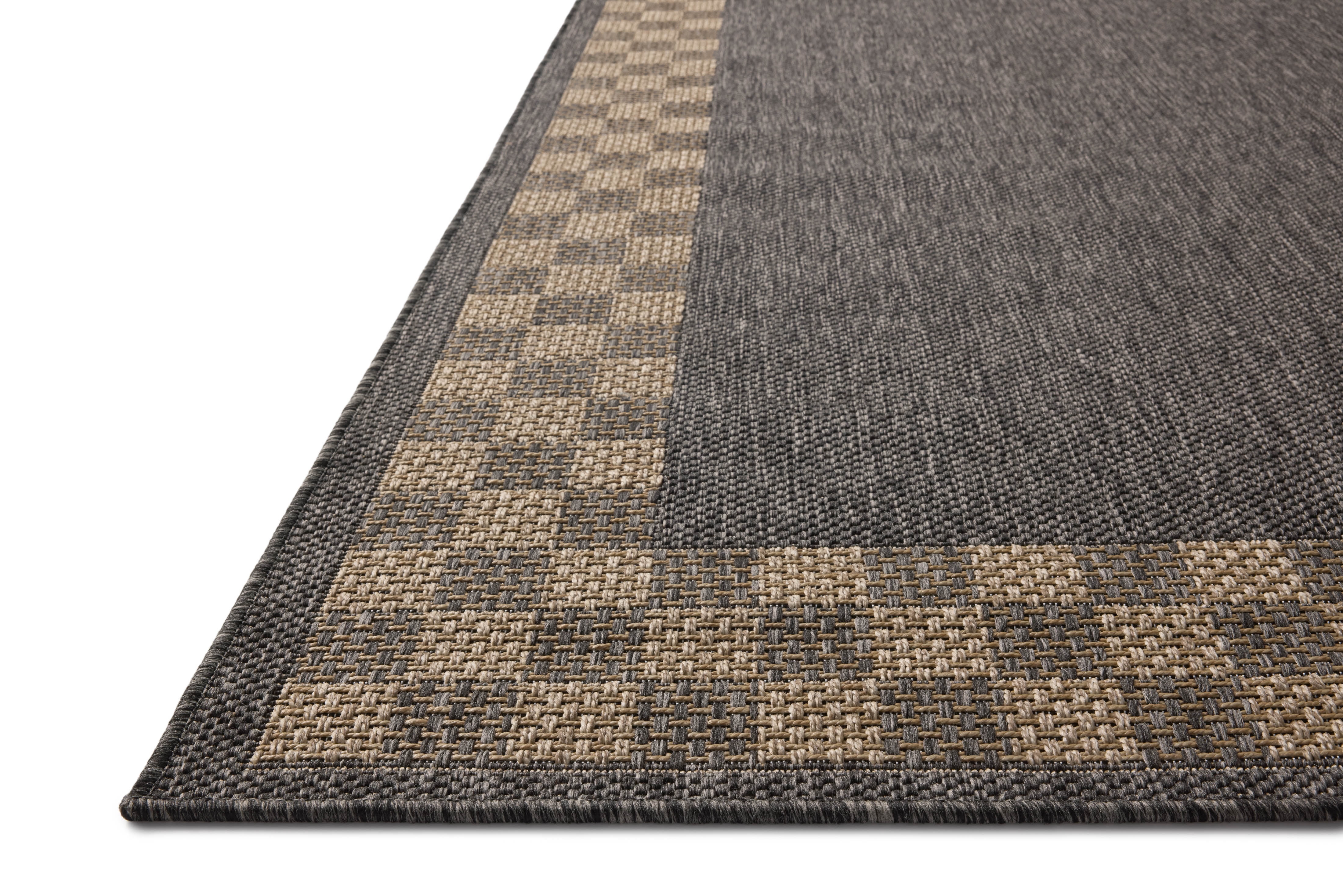 Chris Loves Julia x Loloi Providence Charcoal / Natural 2'-3" x 7'-7" Runner Rug
