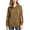 A Coffee, variant on Womens Zip Up Hoodies Drawstring Long Sleeve Sweatshirt Jacket with Built in Eye Mask Soft Cozy Fall Travel Lounge Hooded Jackets,Sizes S-2XL
