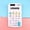 White, variant on &Craft&Stationery Pocket Calculator for Students and Home 8-Digit Display Solar Powered Basic Desktop Calculator for Kids and Everyday Use