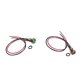 thumbnail image 1 of 2x 6mm 12V Fuente de Alimentación de Señal LED Lámpara de lámpara de Trabajo Precableada Rojo Y Zulema Luz indicadora de metal LED, 1 of 8