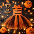 thumbnail image 5 of KPOPLK Halloween Toddler Kids Animal Performance Girls Mesh Tulles Dress with Hair Hoop Beast Clothes Dress up Outfits,Size 5-6Years, 5 of 6