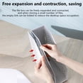 thumbnail image 4 of Deli Collapsible Magazine File Holder Magazine Rack Desk Organizer Binder Holder,2 Vertical Compartments,Light Gray, 4 of 10