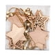 thumbnail image 5 of 10 piezas de adornos colgantes de madera navideños, decoración festiva con cintas para Estrella, 5 of 9