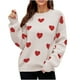 thumbnail image 1 of Suéteres para mujer Suéteres de otoño Cuello redondo Moda Amor Mangas largas Tops sueltos Blusa de punto Odeerbi ODB-5, 1 of 5