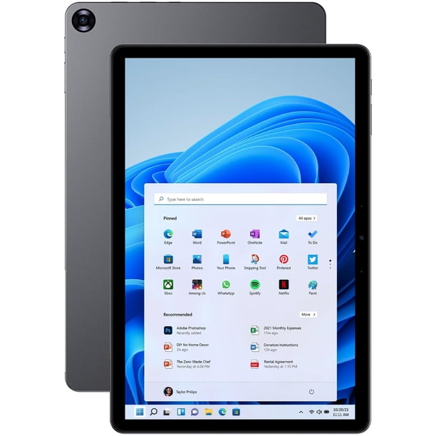 Tablet PC AE86 10.1 Window 11 Pro 12 GB de RAM 256 GB SSD m3-8100Y