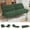 Green, variant on LLappuil 75" Futon Convertible Sofa Bed, Corduroy Loveseat Sleeper Sofa Couch for Living Room Black