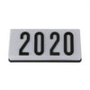 Yosemite AL000 11.5 in. Address Light, White Frame with Black Numbers
