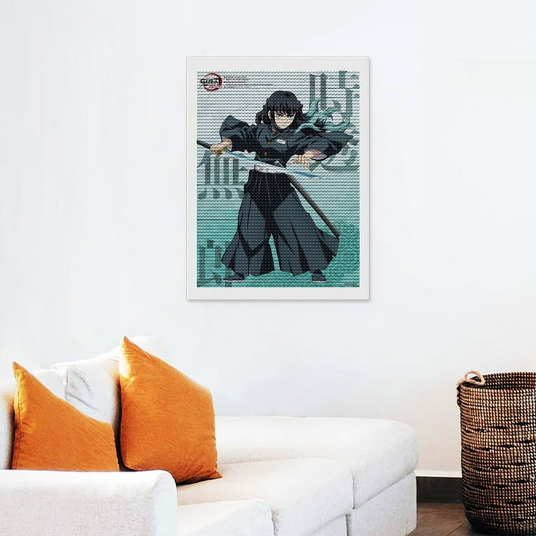 Diamond Arts Kits for Adults - Demon Slayer Muichiro Tokito Full