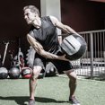 thumbnail image 3 of Dynamax Accelerator I 8 Pound 4 Inch Diameter Fitness Medicine Ball, Black/Gray, 3 of 7