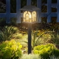thumbnail image 5 of C Cattleya 12-Pack Black Solar LED Outdoor Path Lights for Garden,Walkway,Backyard, 5 of 7