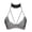 Black, variant on YIEMEEN Multipurpose Pearls Chest Adjustable Body Jewelry for Dates and Nightclubs