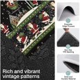 thumbnail image 3 of Black Christmas Santa Pattern Kitchen Rugs Sets Of 3,Kitchen Runner Rugs Non Skid Washable,Decorative Kitchen Floor Mats for Kitchen,Sink,Laundry,17"x30"+ 17"x47" + 17"x59", 3 of 6