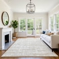 thumbnail image 7 of Addison Rugs Mayfield Premium Machine Washable Transitional Stripes Ivory Rectangle Rug, 3' x 5', 7 of 7
