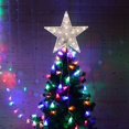 thumbnail image 4 of LED Light Up Christmas Tree Topper Star Xmas Tree Ornaments Party Home Decorations US Standard Plug, 4 of 6