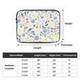 thumbnail image 3 of Spring Flowers 15 inch Portable Laptop Sleeve Compatible with MacBook Air Notebook Computer Case for Men Women College School Students, 3 of 7