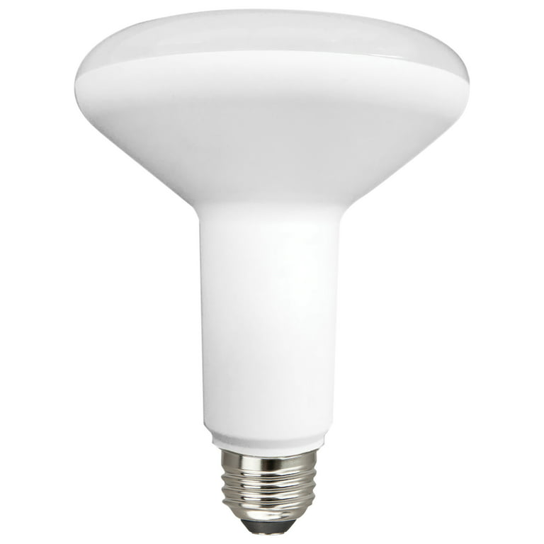Great Value LED Light Bulb, 8W Equivalent) BR30 Floodlight E26 Medium Base, Dimmable, Soft White, 4-Pack - Walmart.com