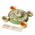 thumbnail image 3 of Juego de pesca, juego de rol, juguetes educativos coloridos, juguete de pesca eléctrico, con de mesa musical, para regalos de fiesta, para niños de 3 verde, 3 of 10
