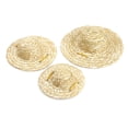 thumbnail image 5 of Pet Straw Hat for Small Dogs Vintage Farmer Style Miniature Sombrero with Adjustable Chin Strap for Photography and Outdoor Use Novelty Gift(1PC),S, 5 of 8