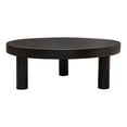 thumbnail image 2 of Diamond Sofa RUNECTBL 42 in. Solid Acacia Wood Top & Iron Leg Base Rune Round Cocktail Table - Black, 2 of 5