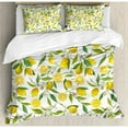 thumbnail image 3 of Ambesonne Nature Exotic Lemon Tree Branches Yummy Delicious Kitchen Gardening Design Duvet Cover Set, 3 of 3