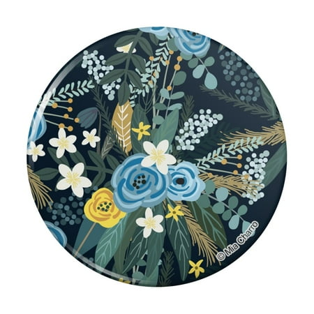 

May Floral Pattern Kitchen Refrigerator Locker Button Magnet
