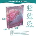 thumbnail image 5 of Ring Binders Pink Roses Bouquet with Lights Presentation1.5-inch, Slant Ring One-Touch, 5 of 9